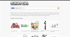 Desktop Screenshot of clipartgirl.com